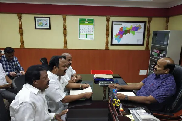 MLA's gave petition to district collector